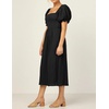 image:imageRVivimos Womens Summer Cotton OffShoulder Midi DressBlack
