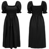 image:imageRVivimos Womens Summer Cotton OffShoulder Midi DressBlack