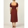 image:imageRVivimos Womens Summer Cotton OffShoulder Midi DressRustred