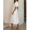 image:imageRVivimos Womens Summer Cotton OffShoulder Midi DressWhite