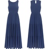 image:imageRVivimos Womens Summer Cotton Smocked Flowy Tank Midi Dress with PocketsNavy Blue