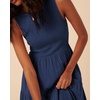 image:imageRVivimos Womens Summer Cotton Smocked Flowy Tank Midi Dress with PocketsNavy Blue
