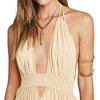 image:imageRVivimos Womens Summer Halter Elastic Waist Boho Maxi DressBeige