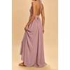 image:imageRVivimos Womens Summer Halter Elastic Waist Boho Maxi DressDusty Mauve