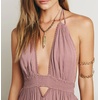 image:imageRVivimos Womens Summer Halter Elastic Waist Boho Maxi DressDusty Mauve