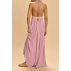 image:imageRVivimos Womens Summer Halter Elastic Waist Boho Maxi DressPink