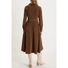 image:imageRVivimos Womens Fall Winter Corduroy Button Down Midi DressBrown