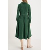 image:imageRVivimos Womens Fall Winter Corduroy Button Down Midi DressDark Green
