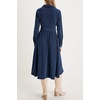 image:imageRVivimos Womens Fall Winter Corduroy Button Down Midi DressNavy Blue
