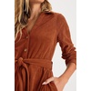 image:imageRVivimos Womens Fall Winter Corduroy Button Down Midi DressRust Brown