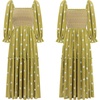 image:imageRVivimos Womens Cotton Floral Embroidered Boho Midi Dress with PocketsOlivegreen