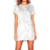 image:imageRVivimos Womens Crushed Velvet Short Sleeve Mini DressWhite