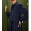 image:imageRVivimos Womens Fall Cotton Corduroy Button Up Midi DressNavy Blue