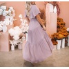 image:imageRVivimos Womens Summer Casual Ruffle ALine Midi DressLavendershortsleeve