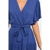 image:imageRVivimos Womens Summer Casual Ruffle ALine Midi DressRoyalblueshortsleeve