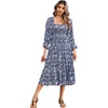 Darkblue-floral