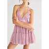 image:imageRVivimos Womens Summer Halter Deep V Neck Mini Short DressDusty Pink