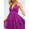 image:imageRVivimos Womens Summer Halter Deep V Neck Mini Short DressPlum