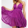 image:imageRVivimos Womens Summer Halter Deep V Neck Mini Short DressPlum