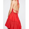 image:imageRVivimos Womens Summer Halter Deep V Neck Mini Short DressRed