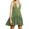 image:imageRVivimos Womens Summer Halter Deep V Neck Mini Short DressGreen