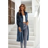 image:imageRVivimos Fall Jackets for Women Velvet Open Front CardiganBlue