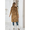 image:imageRVivimos Fall Jackets for Women Velvet Open Front CardiganBrown