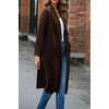 image:imageRVivimos Fall Jackets for Women Velvet Open Front CardiganDark Brown