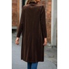 image:imageRVivimos Fall Jackets for Women Velvet Open Front CardiganDark Brown