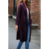 image:imageRVivimos Fall Jackets for Women Velvet Open Front CardiganDark Purple