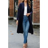 image:imageRVivimos Fall Jackets for Women Velvet Open Front CardiganNavy Blue