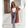 image:imageRVivimos Fall Jackets for Women Velvet Open Front CardiganPink