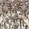 image:imageRVivimos Womens 34 Sleeve Floral Print Swing Mini DressCoffee Brown