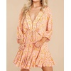 image:imageRVivimos Womens 34 Sleeve Floral Print Swing Mini DressPinkgold