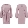 image:imageRVivimos Womens Fall Elegant Tie Waist Sweater Mini DressLight Violet