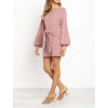 image:imageRVivimos Womens Fall Elegant Tie Waist Sweater Mini DressLightpink