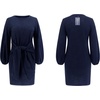 image:imageRVivimos Womens Fall Elegant Tie Waist Sweater Mini DressNavy Blue