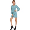 image:imageRVivimos Womens Fall Elegant Tie Waist Sweater Mini DressSkyblue