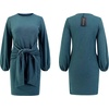 image:imageRVivimos Womens Fall Elegant Tie Waist Sweater Mini DressTeal