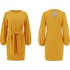 image:imageRVivimos Womens Fall Elegant Tie Waist Sweater Mini DressYellow