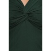 image:imageRVivimos Womens Mesh Going Out Tops Fitted Long Sleeve BlouseDark Green