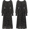 image:imageRVivimos Chiffon Elastic Empire Waist Maxi Dress for WomenBlack