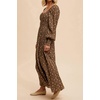 image:imageRVivimos Chiffon Elastic Empire Waist Maxi Dress for WomenBrown