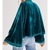 image:imageRVivimos Velvet Casual Fall Jackets for Women Kimono CardiganTeal