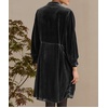 image:imageRVivimos Womens Velvet Fall ButtonDown Knee Length DressBlack
