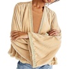image:imageRVivimos Velvet Casual Fall Jackets for Women Kimono CardiganChampagne
