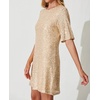 image:imageRVivimos Sparkly Sequin Loose Mini Party Dresses for WomenChampagne