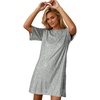 image:imageRVivimos Sparkly Sequin Loose Mini Party Dresses for WomenSilver